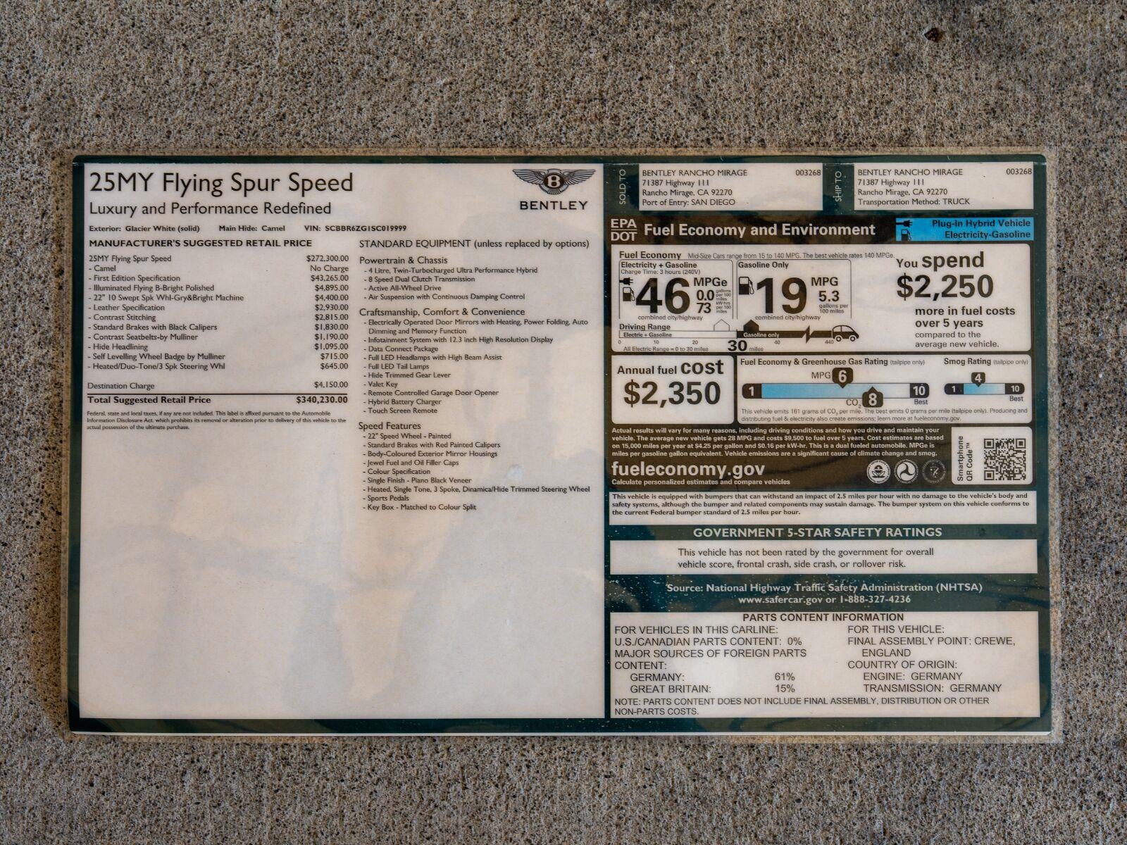 2025 Bentley Flying Spur Speed