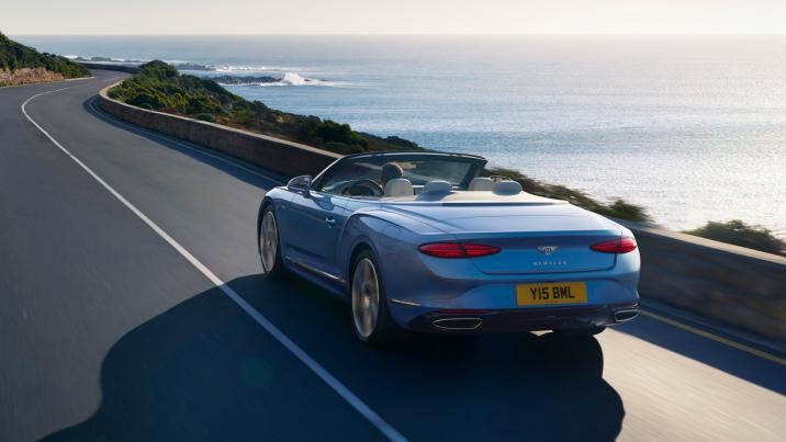 2026 Bentley Continental GTC Speed side view in San Rafael, CA