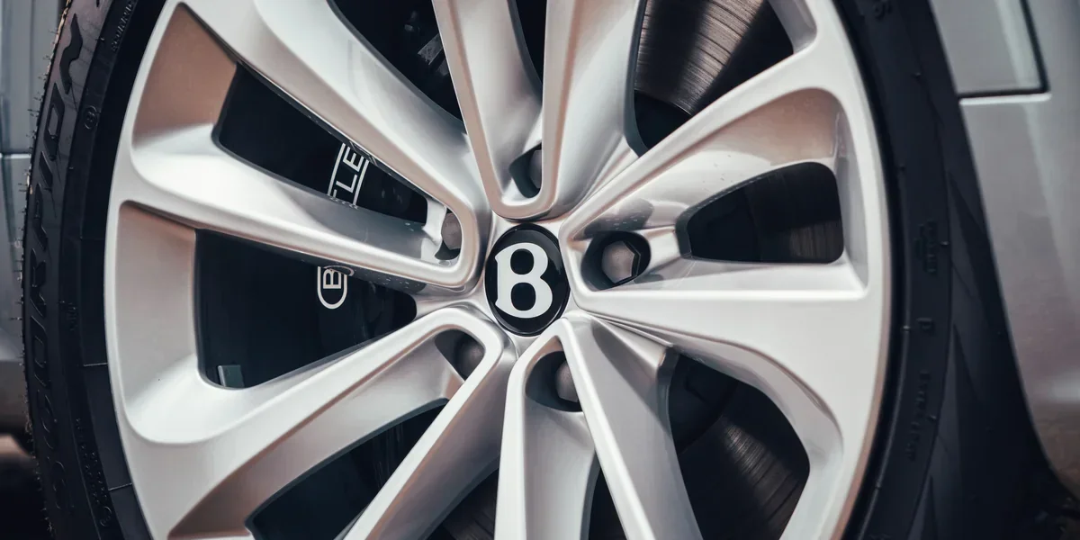 Bentley Bentayga wheel and brake detail