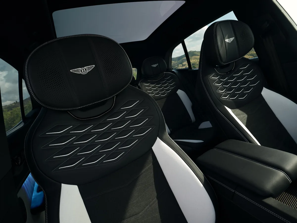 Bentley Torcal interior seating and upholstery detail